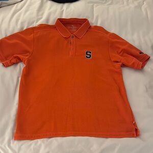 Tommy Bahama Orange Polo Shirt Classic Design Syracuse